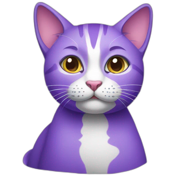 purple cat emoji