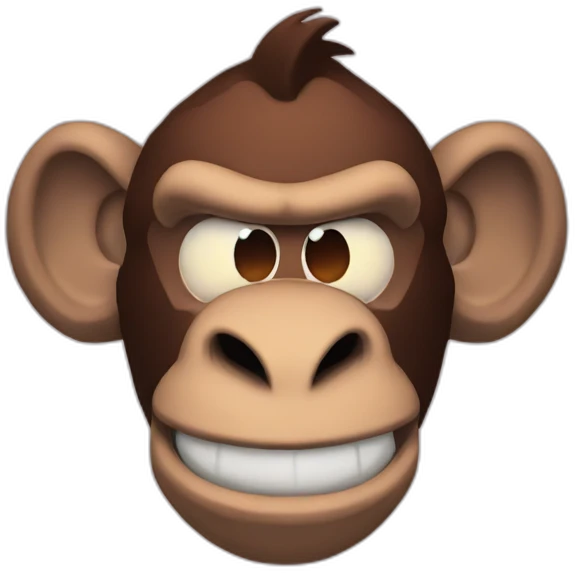 Donkey Kong Face emoji
