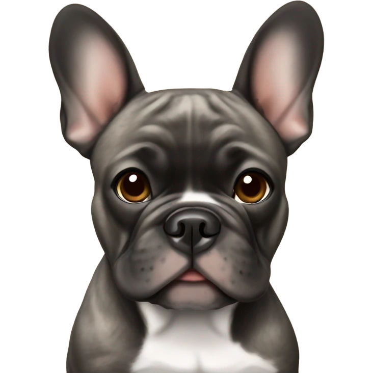 brindle french bulldog emoji
