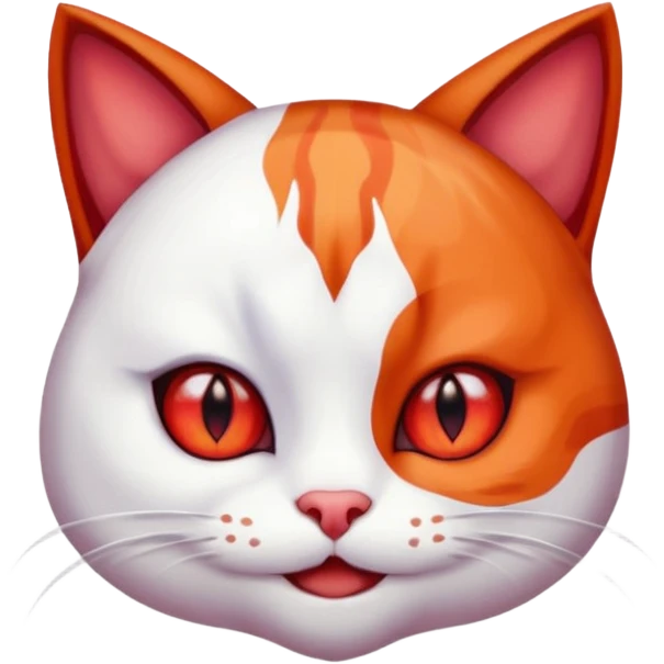 cat red eyes on her chest is the cutest person monster red and white in my opinion and she has a lot to do  emoji