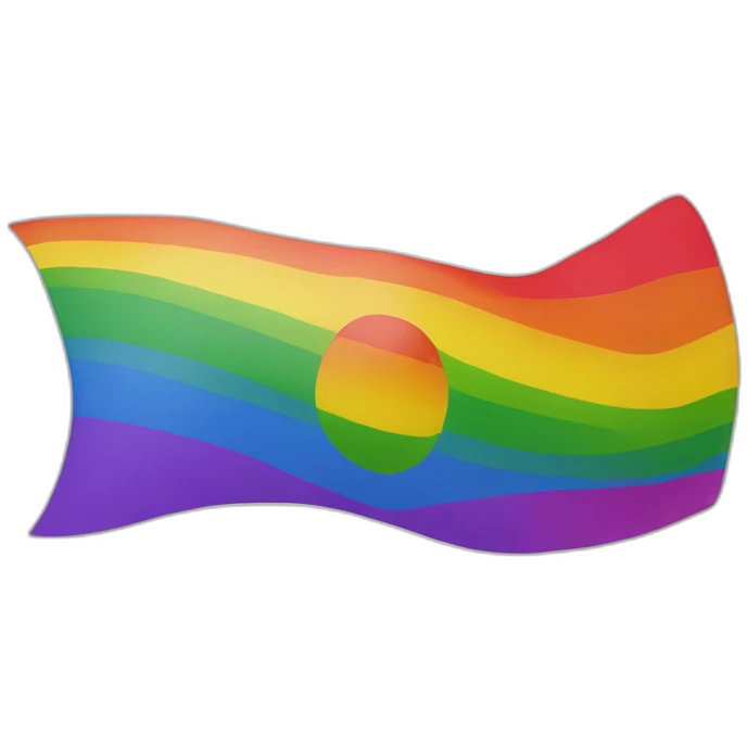 Bandera gay emoji