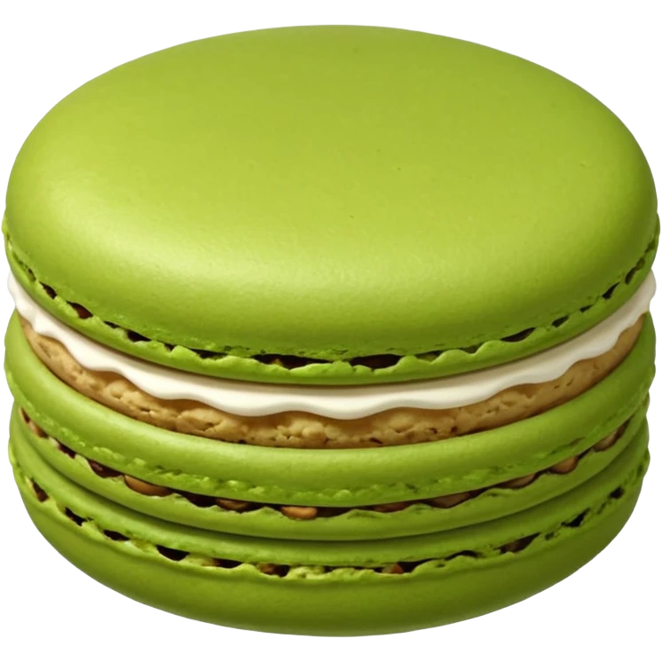 a Green Macaroon emoji