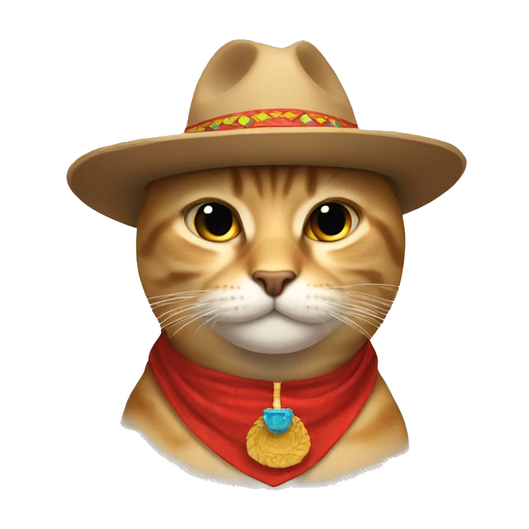 Gato con sombrero emoji
