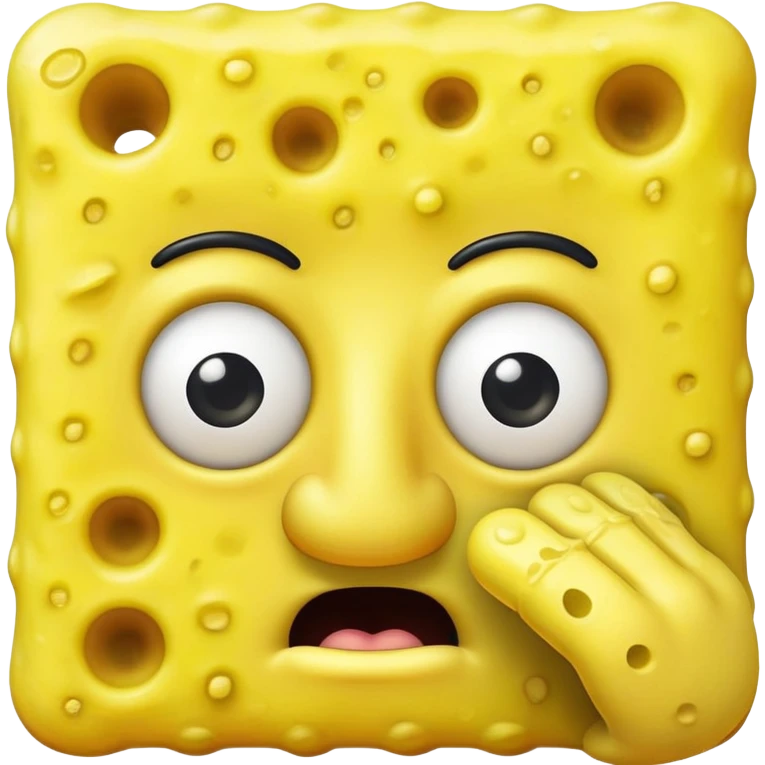SpongeBob picking his nose emoji