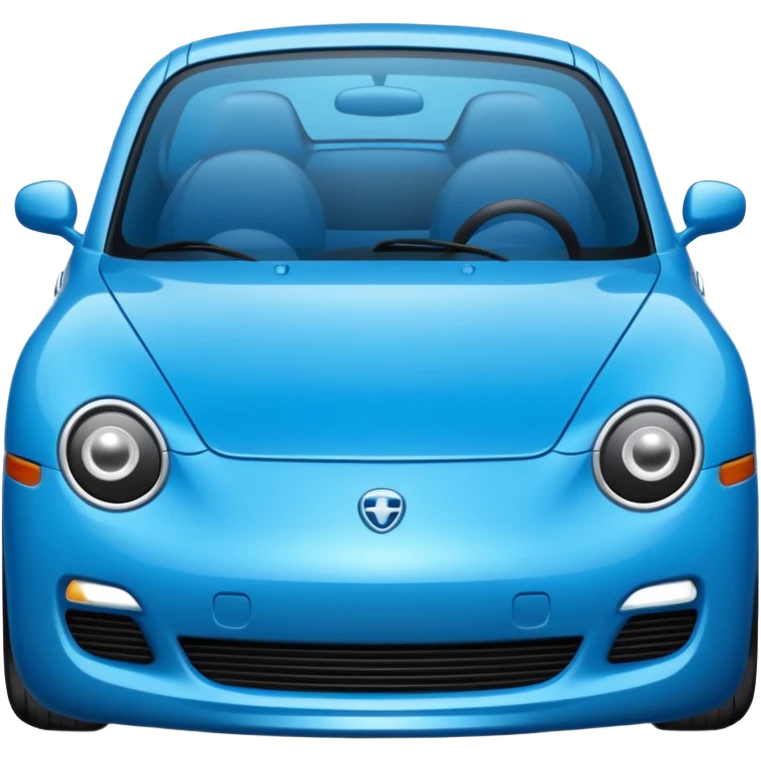 blue  car  emoji
