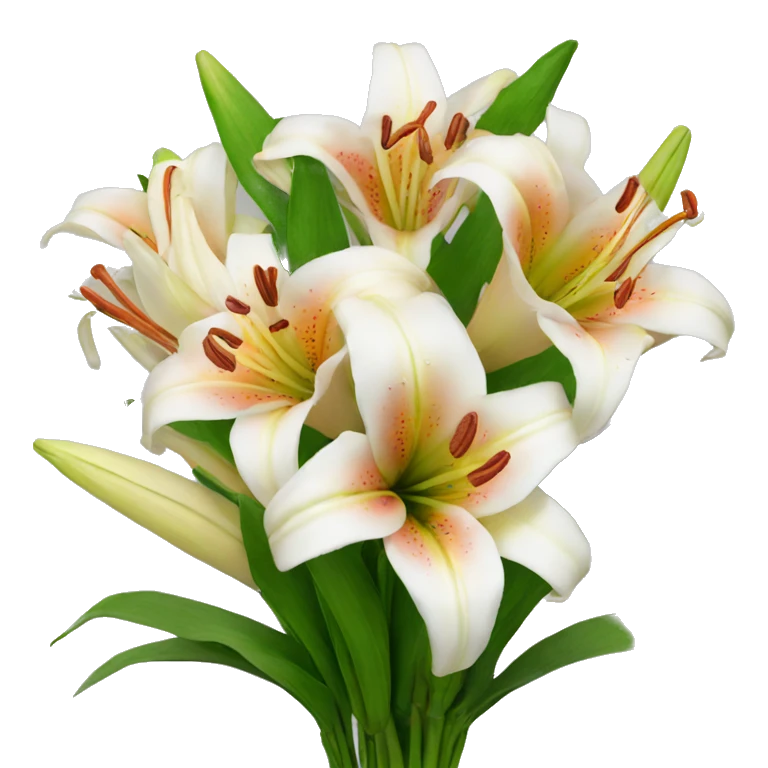bouquet of lilies  emoji