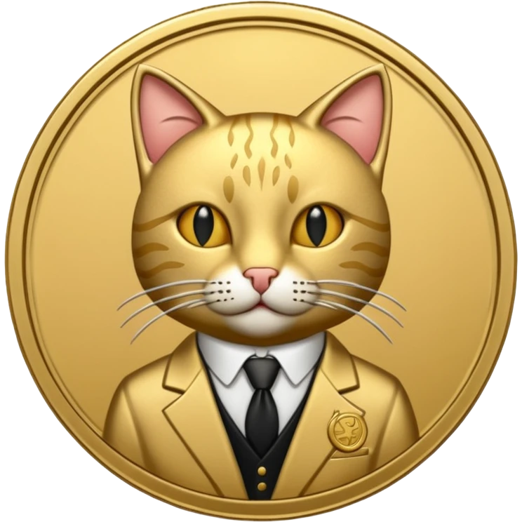 corleone mafia, coin cat emoji
