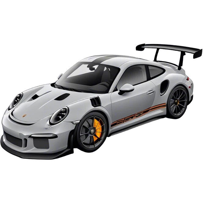 Porsche GT3RS - Porsche (Model Year: 2021) (Iconic colour: Grey and Black) emoji