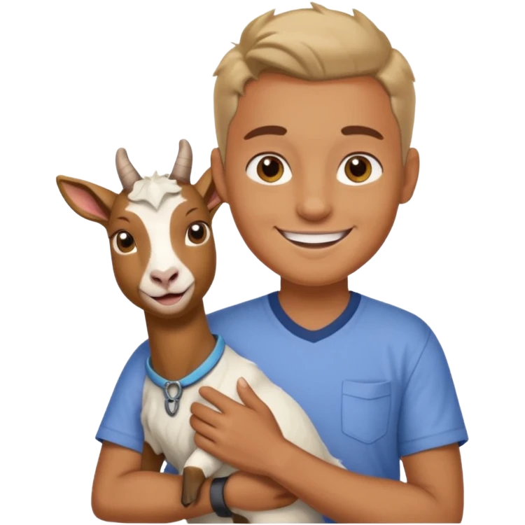 Goat loving emoji