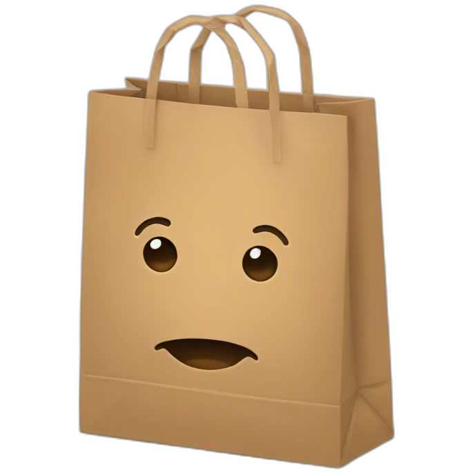 paper bag emoji