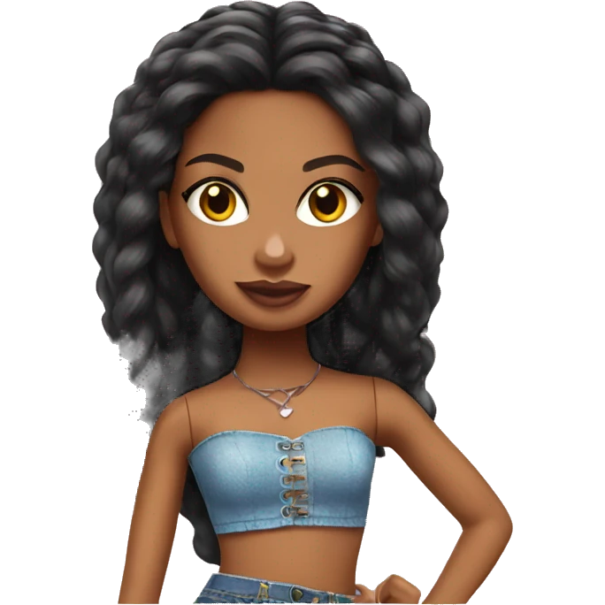 Brazilian bratz doll emoji