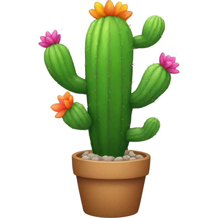 rainbow cactus emoji