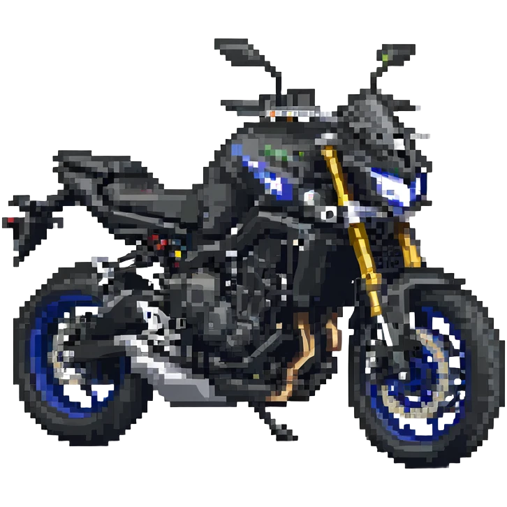 Yamaha MT09 motorcycle emoji