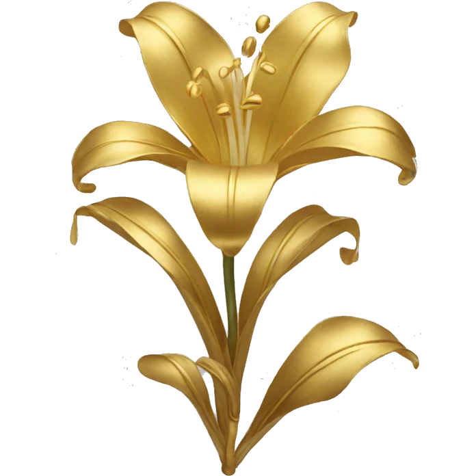 gilded lily emoji
