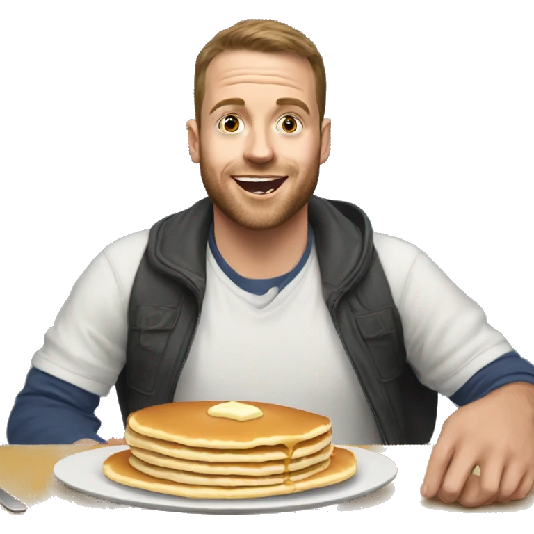Andrew Tate eating pancakes emoji