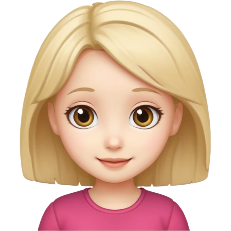 A cute chibi girl emoji