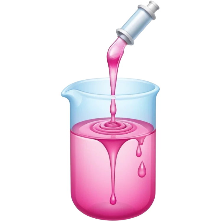 Injeção rosa emoji