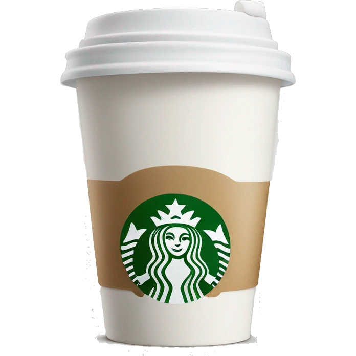 starbucks coffee cup emoji