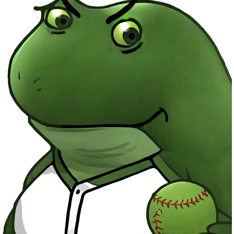 red hair girl with green eyes and a softball jersey emoji