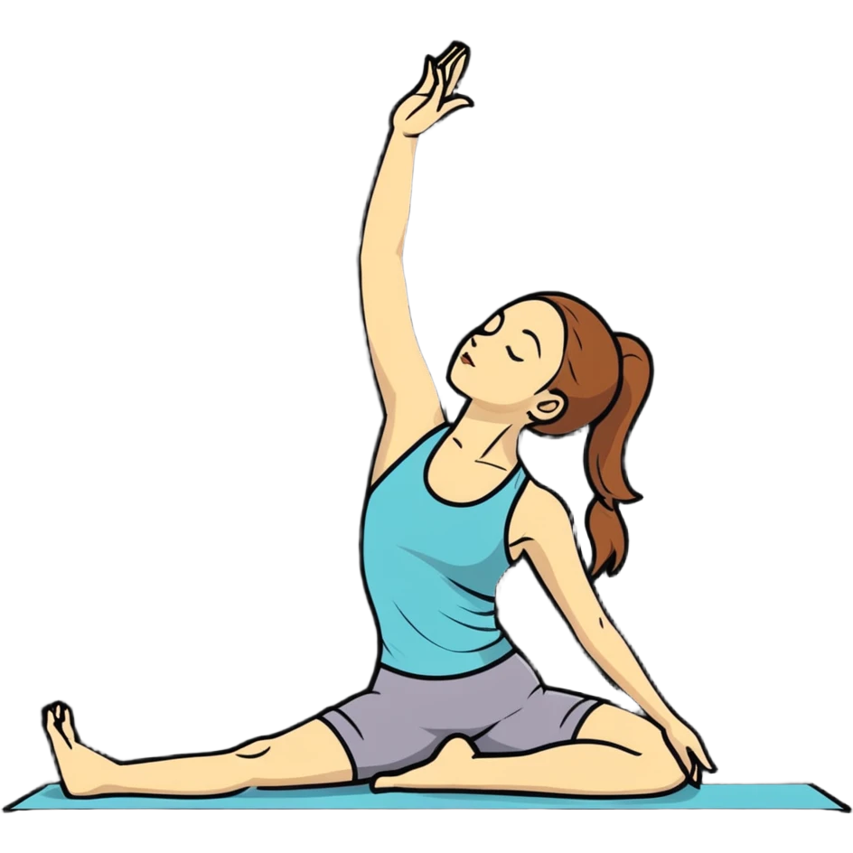 yoga woman emoji