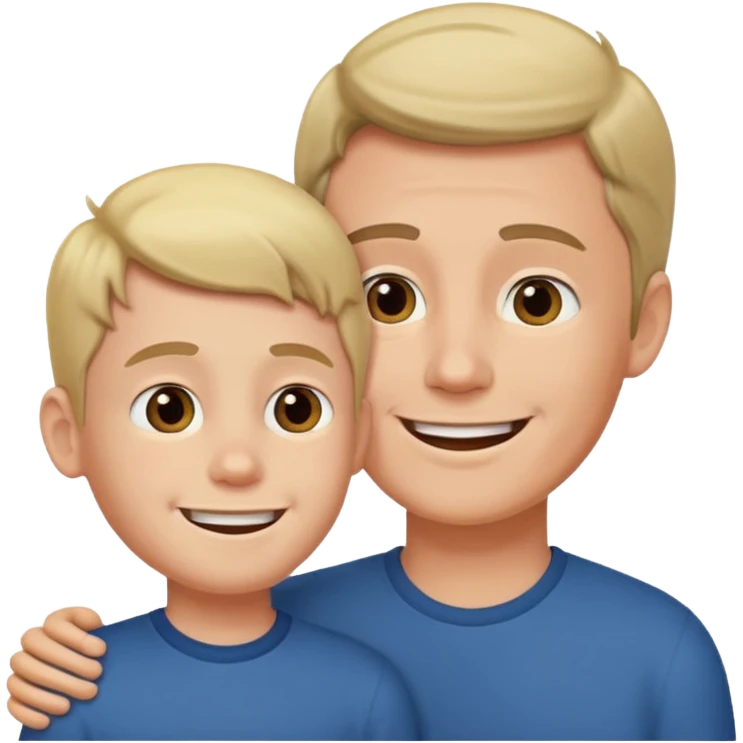 hijo habalndo con padre emoji