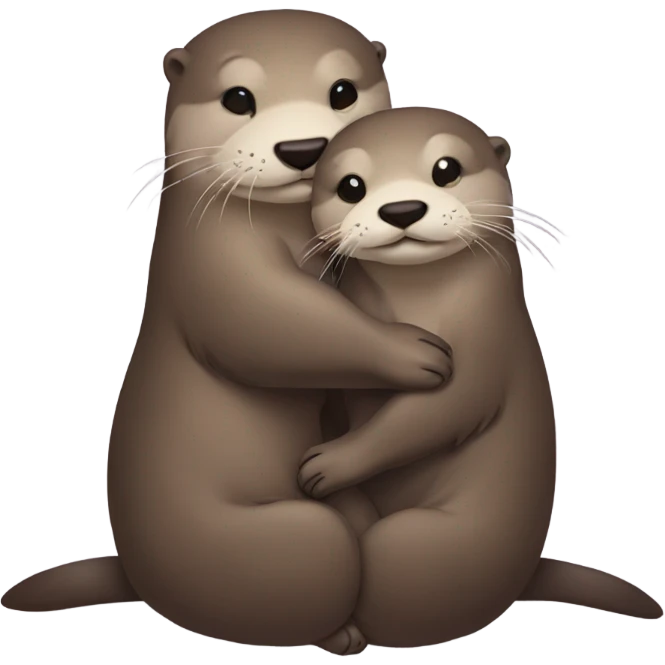 otters in lovs emoji