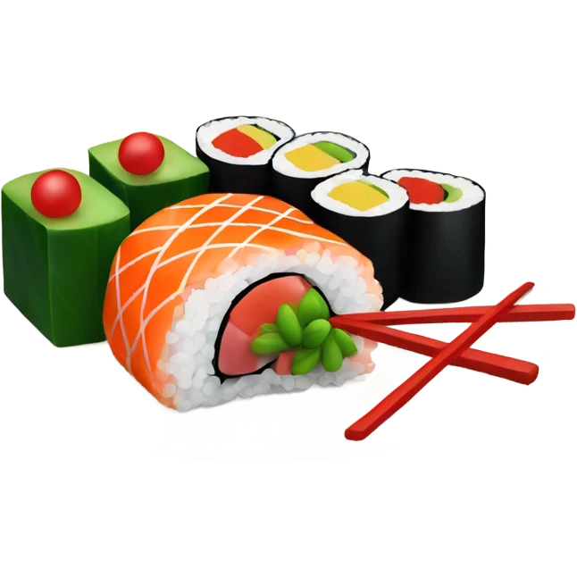 Christmas sushi  emoji