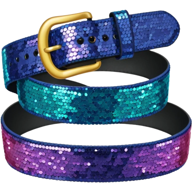 Sequin belt emoji