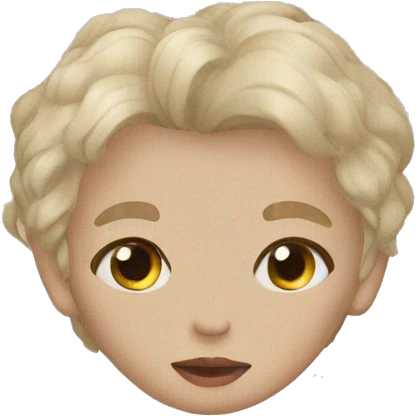Beige hear  emoji