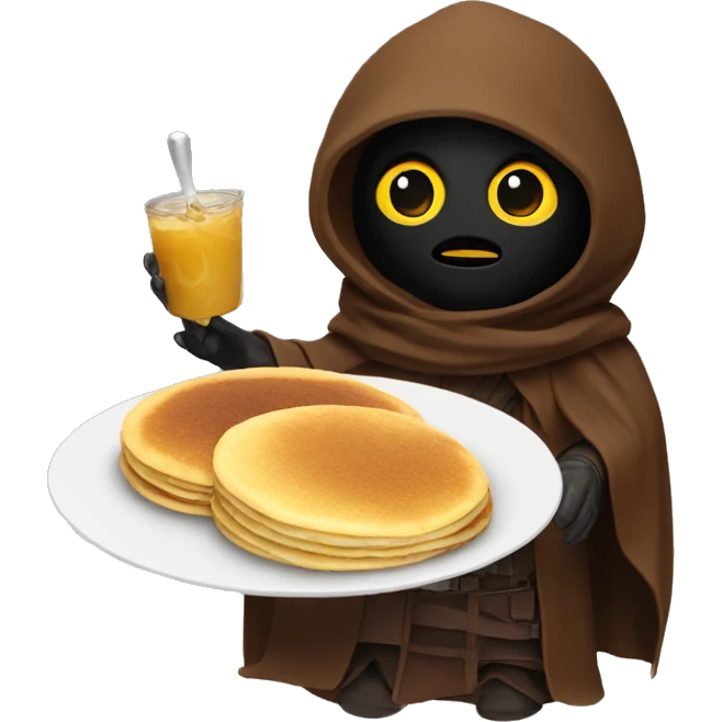 Jawa with pancakes emoji