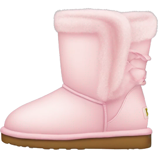 light pink uggs emoji