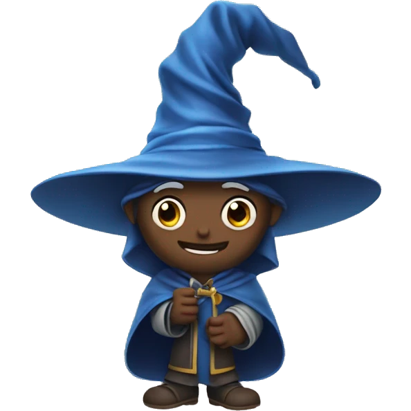 max the wizard with appe on his hand emoji