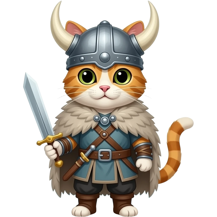 Cat Viking emoji