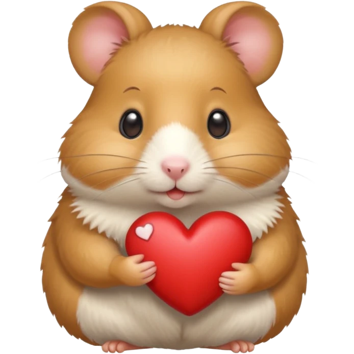 heart with hamster emoji