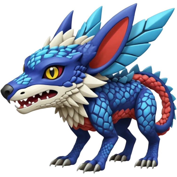  exotic Fakémon-Pokémon-Trico-Protogen-Primagen-Sergal-Nargacuga-Vernid-creature emoji