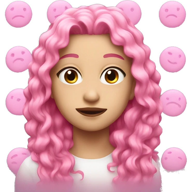Aesthetic pink  emoji