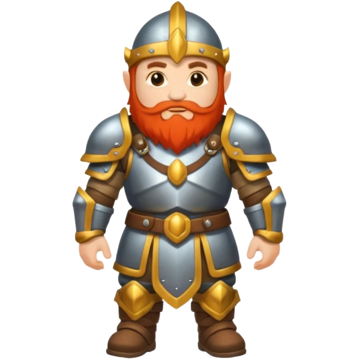 Dwarf full body emoji