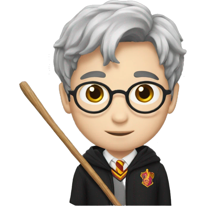 Harry Potter con la varita emoji