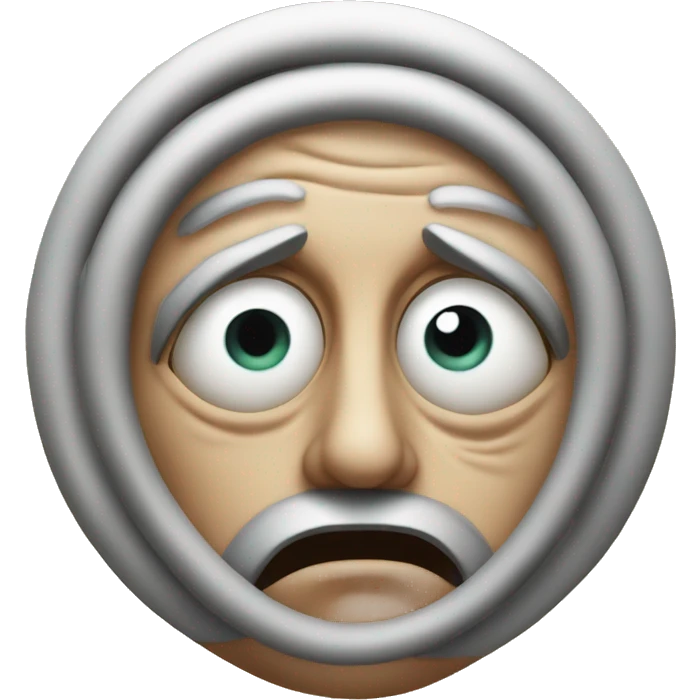 man hypnotised with Spiral Eyes emoji