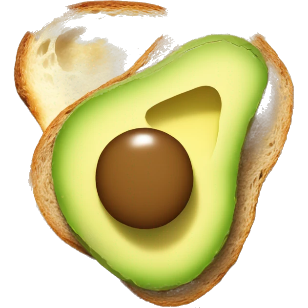 Avocado on toast  emoji