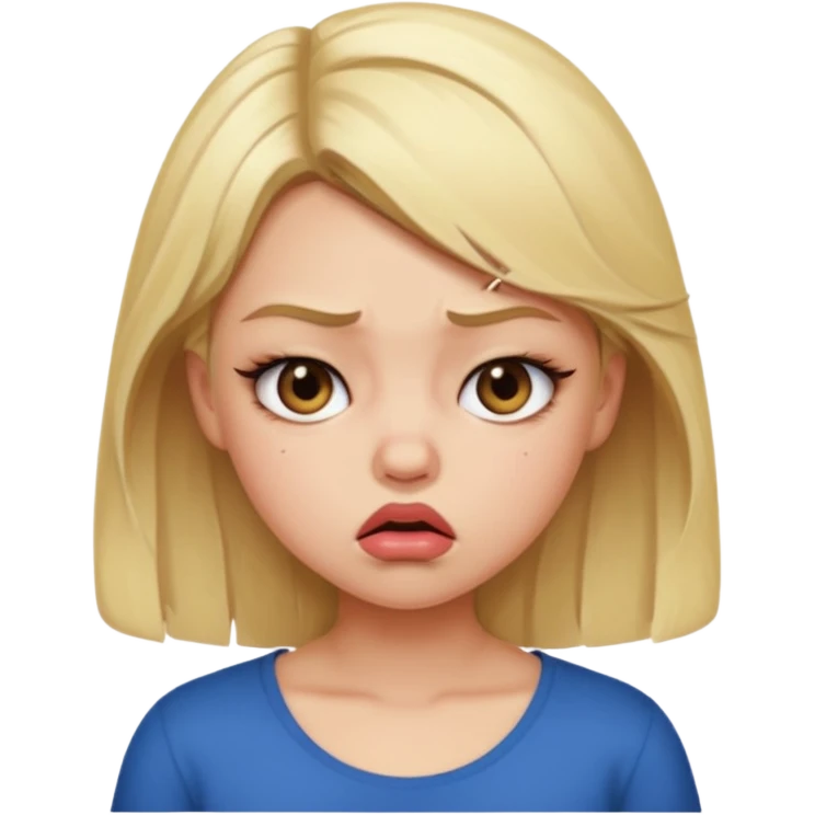 Bratty girl  emoji