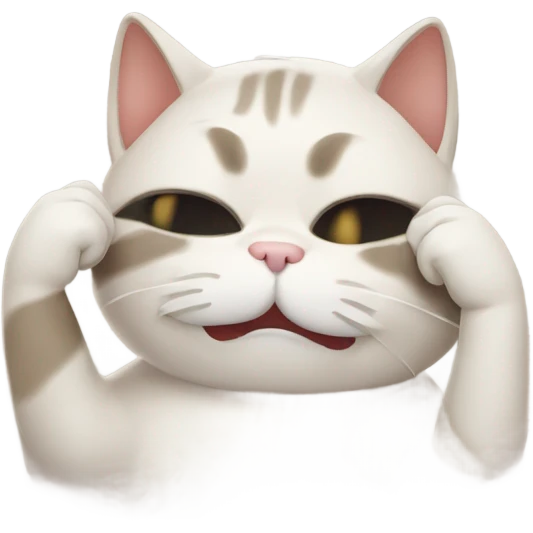 face palm laughing cat  emoji