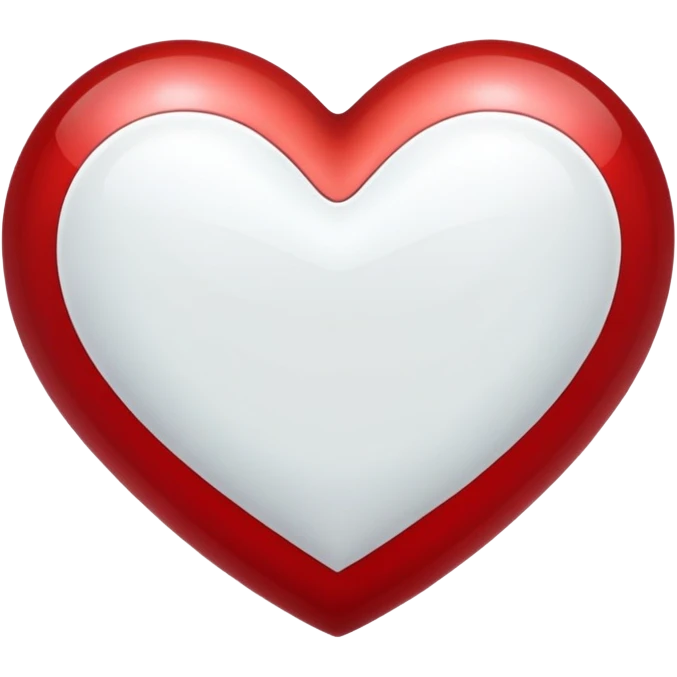 Crimson heart emoji