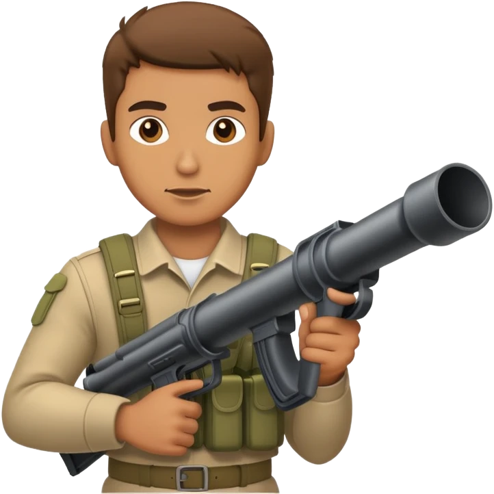Men have bazooka emoji