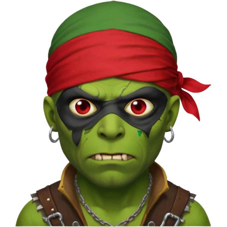 ork pirate man emoji