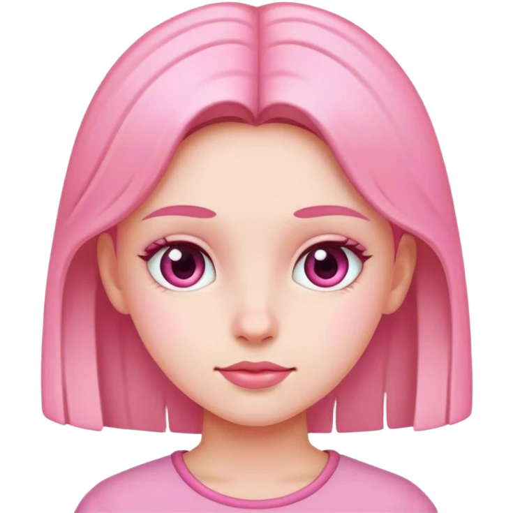 Girl in pink  emoji