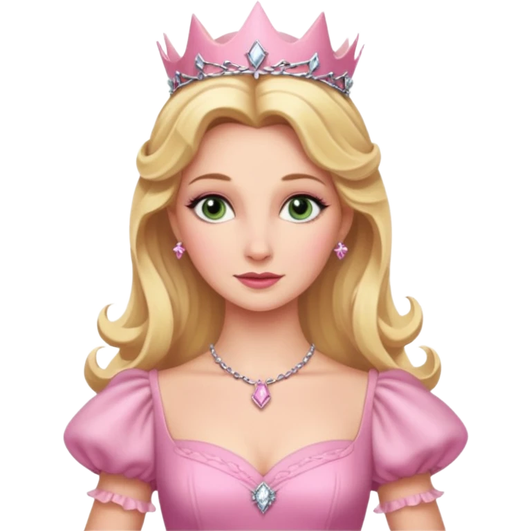 Glinda from Wicked movie, pink emoji