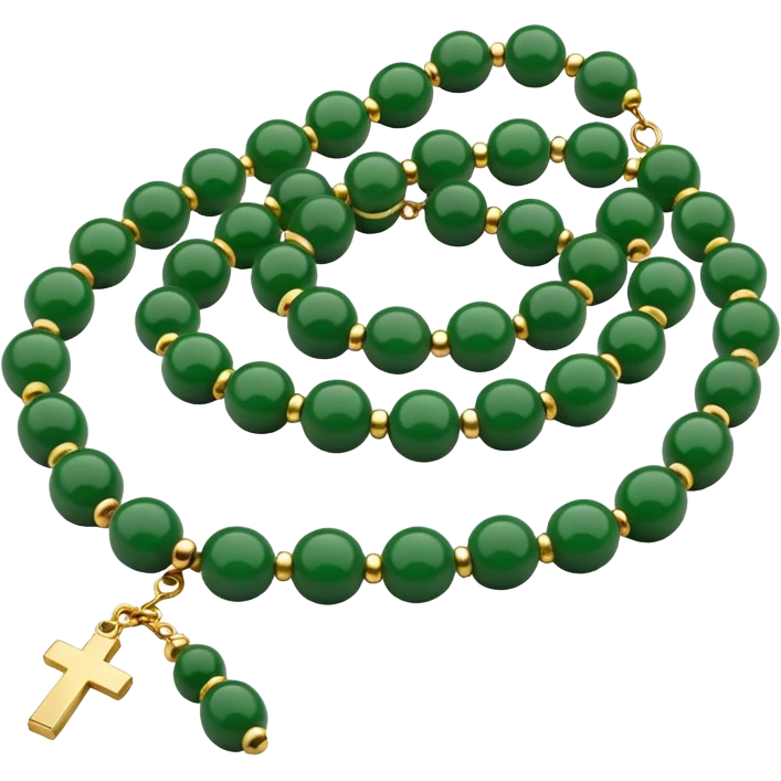 green prayer beads  emoji