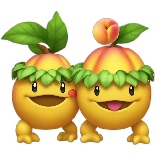 koopa and peaches emoji