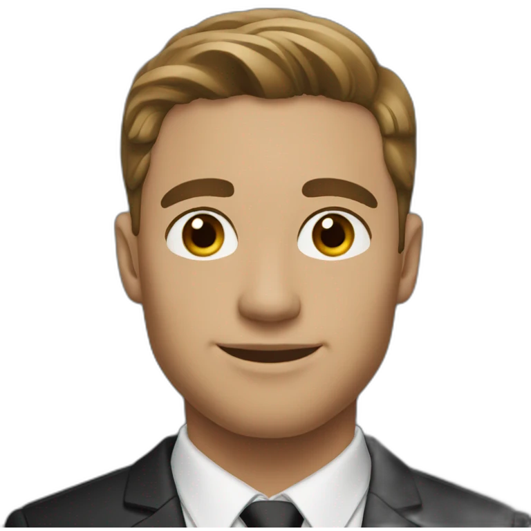 groom with light skin, brown hair and hazel eyes emoji